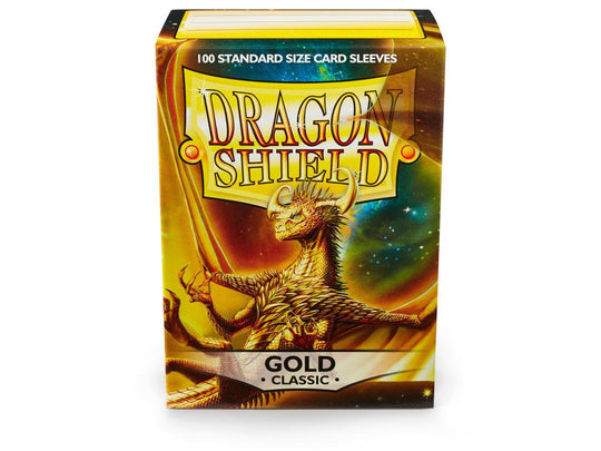 Dragon Shield Classic Sleeve - Gold ‘Pontifex’ 100ct