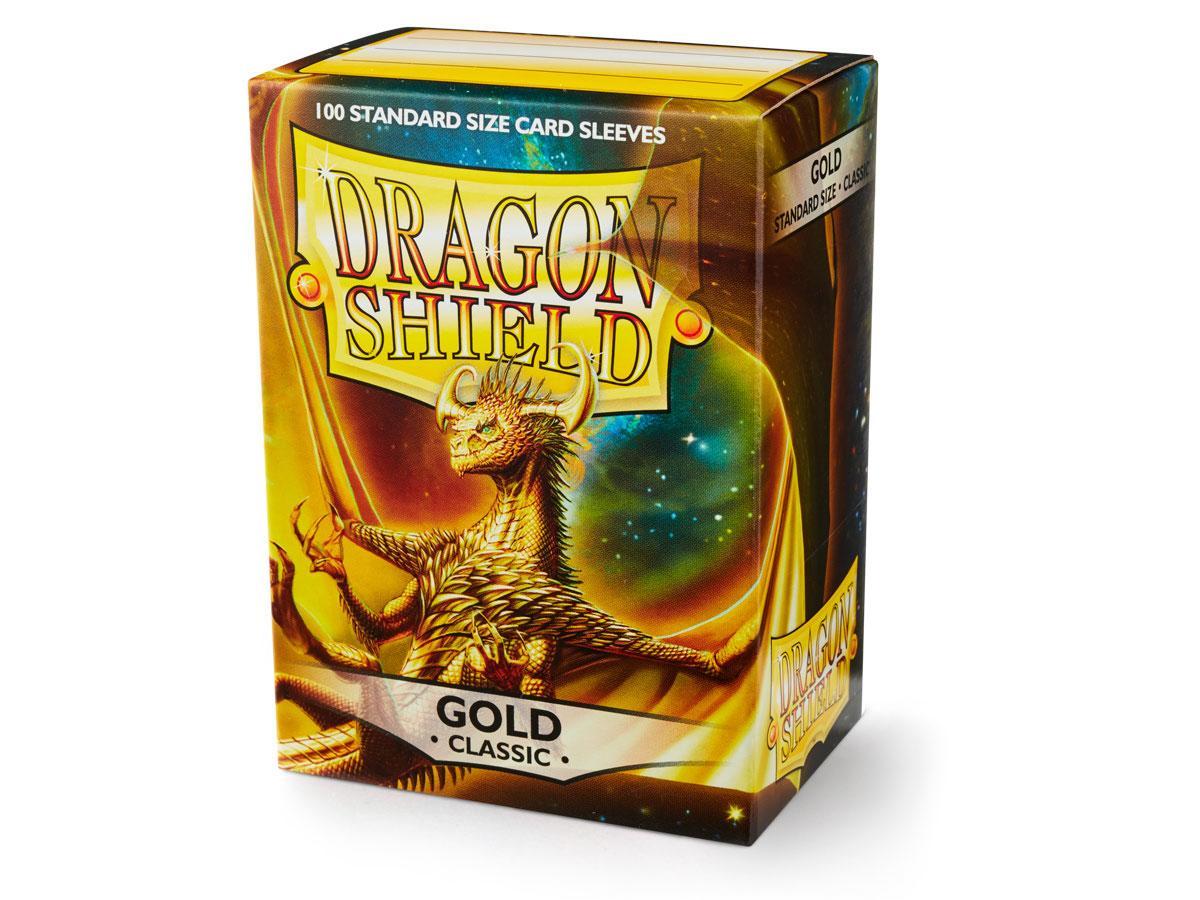Dragon Shield Classic Sleeve - Gold ‘Pontifex’ 100ct | The CG Realm