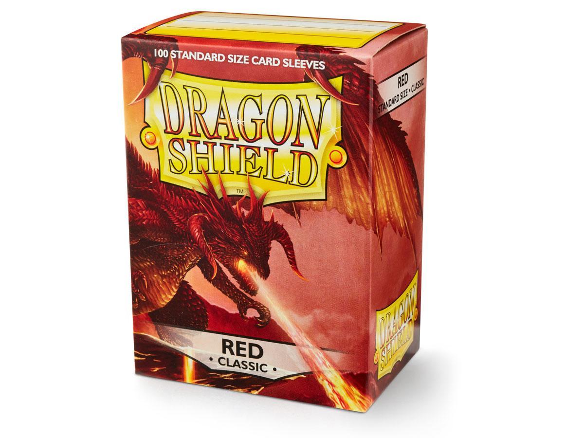 Dragon Shield Classic Sleeve - Red ‘Titanius’ 100ct | The CG Realm