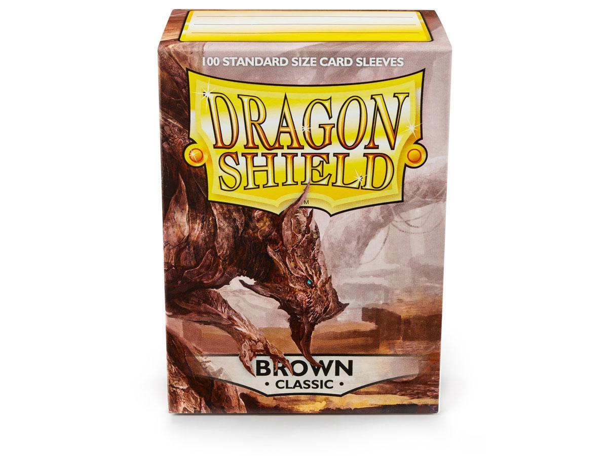 Dragon Shield Classic Sleeve - Brown ‘Brakish’ 100ct | The CG Realm