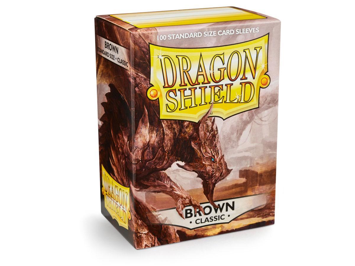 Dragon Shield Classic Sleeve - Brown ‘Brakish’ 100ct | The CG Realm