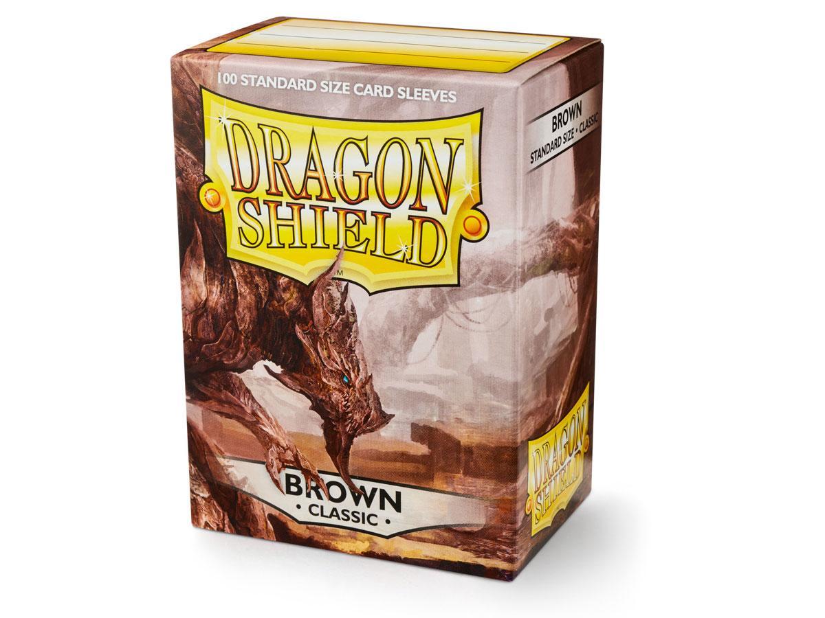 Dragon Shield Classic Sleeve - Brown ‘Brakish’ 100ct | The CG Realm