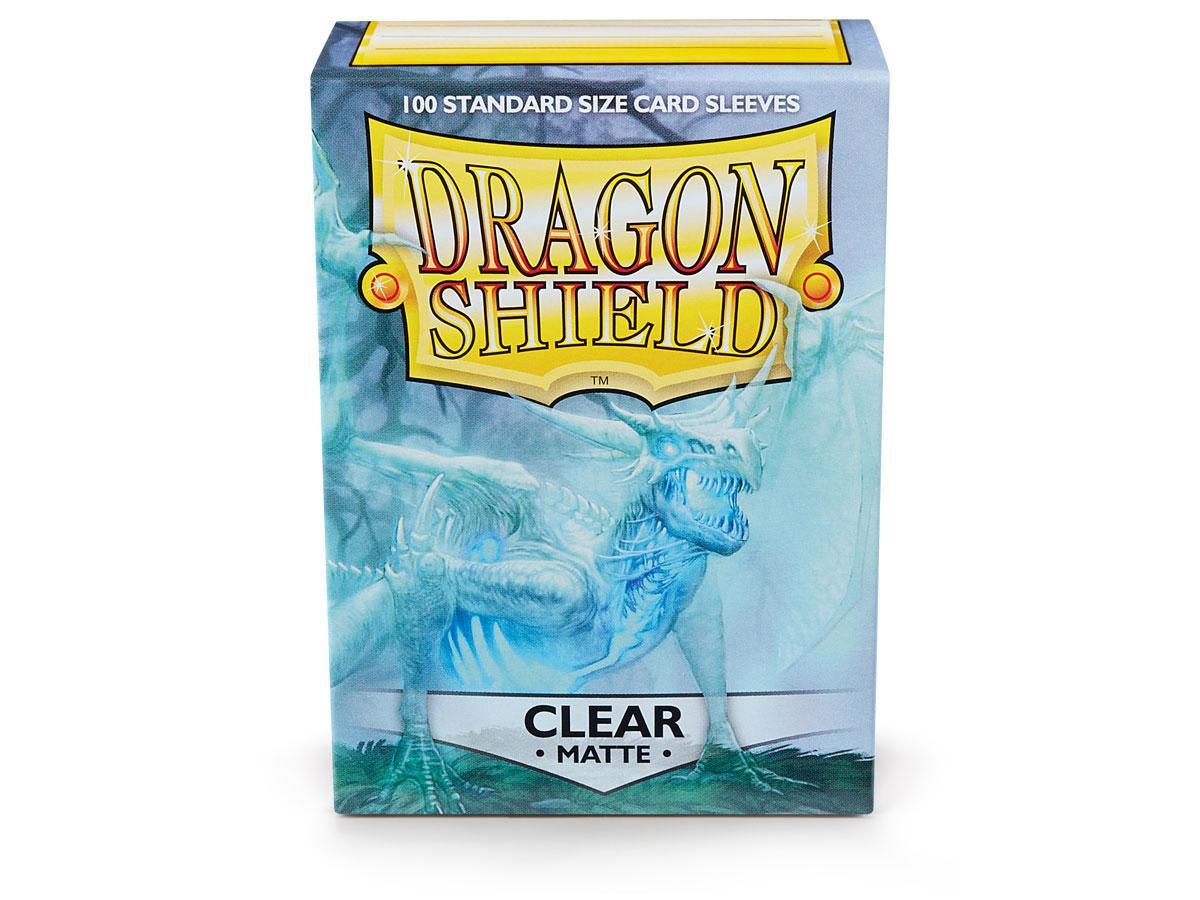 Dragon Shield Matte Sleeve - Clear ‘Angrozh’ 100ct | The CG Realm