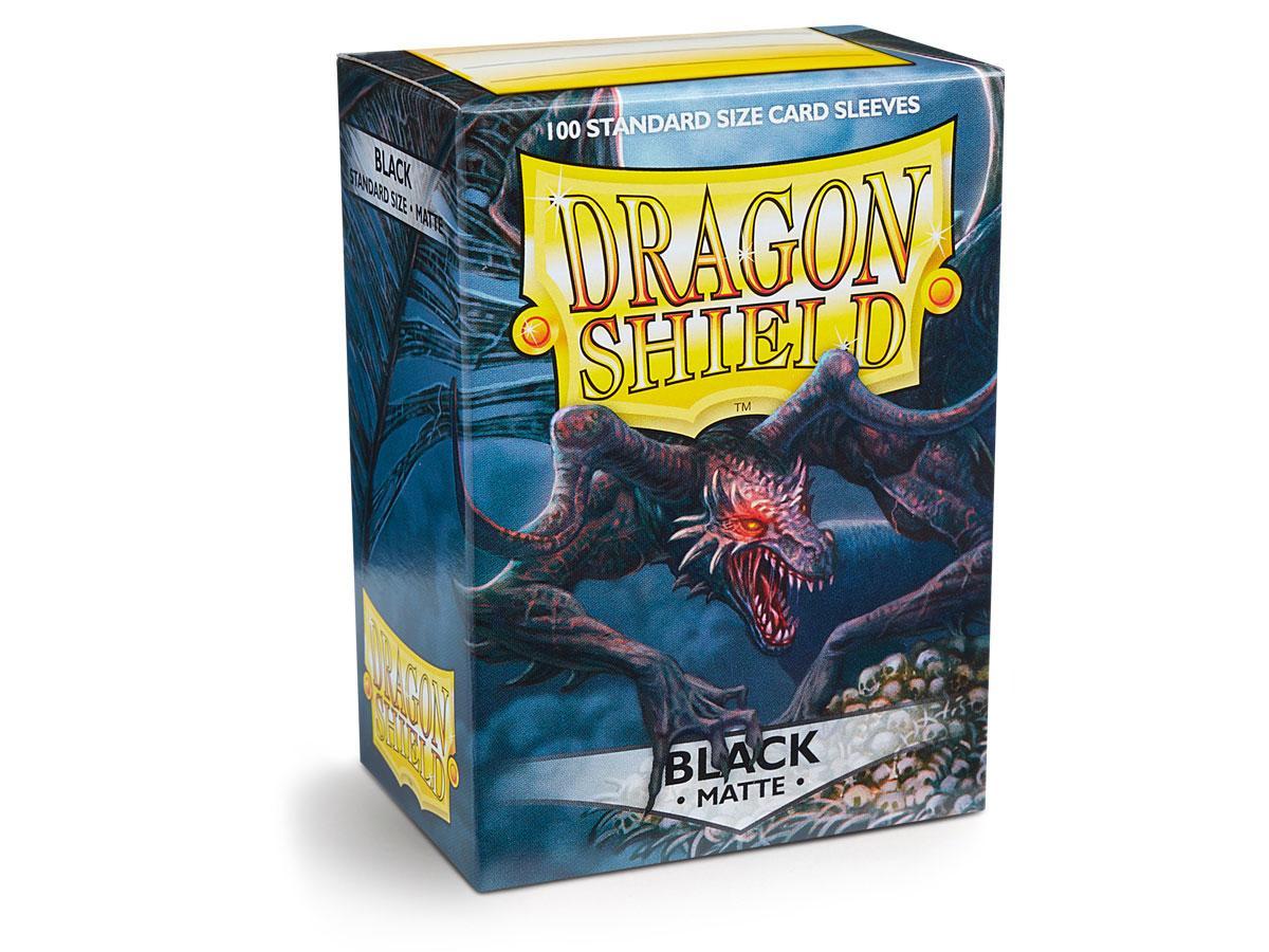 Dragon Shield Matte Sleeve - Black ‘Rhipodon’ 100ct | The CG Realm