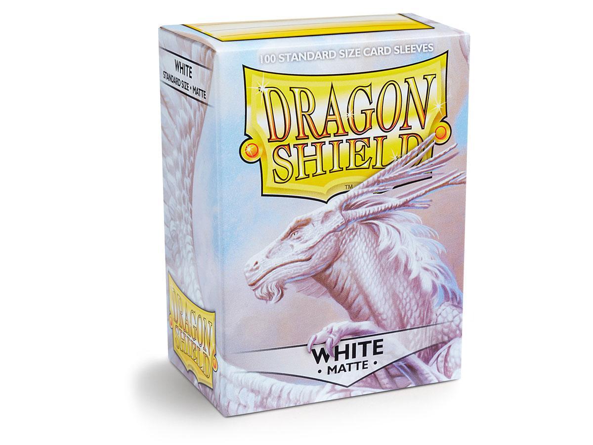 Dragon Shield Matte Sleeve - White ‘Bounteous’ 100ct | The CG Realm