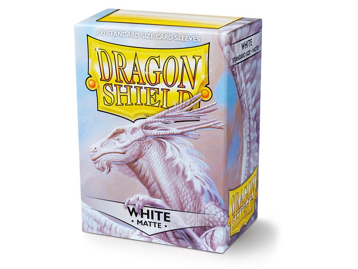 Dragon Shield Matte Sleeve - White ‘Bounteous’ 100ct | The CG Realm