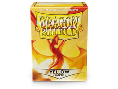 Dragon Shield Matte Sleeve - Yellow ‘Elichaphaz’ 100ct | The CG Realm