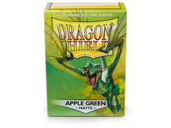 Dragon Shield Matte Sleeve -Apple Green ‘Eliban’ 100ct | The CG Realm