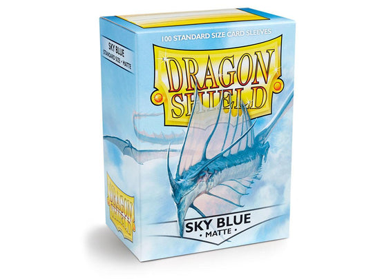 Dragon Shield Matte Sleeve - Sky Blue ‘Strata’ 100ct
