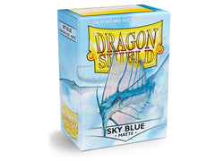 Dragon Shield Matte Sleeve - Sky Blue ‘Strata’ 100ct | The CG Realm