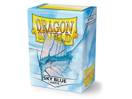 Dragon Shield Matte Sleeve - Sky Blue ‘Strata’ 100ct