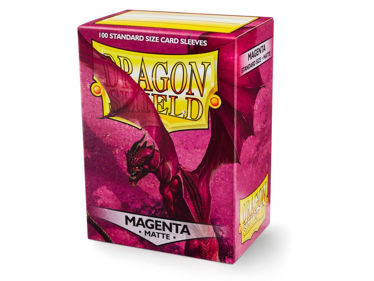 Dragon Shield Matte Sleeve - Magenta ‘Fuchsin’ 100ct | The CG Realm