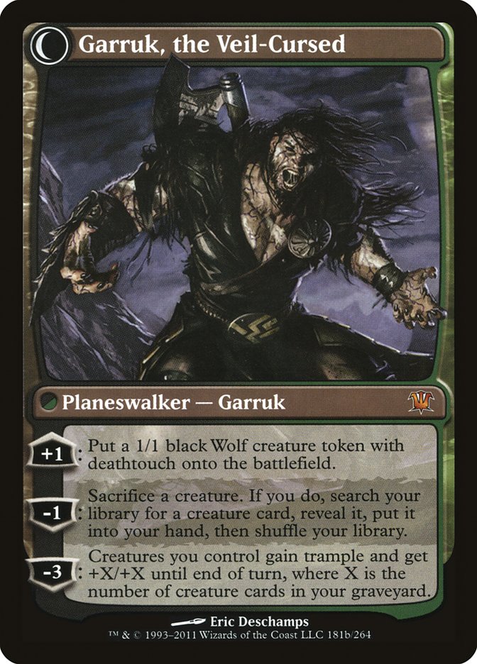 Garruk Relentless (ISD-181) - Innistrad: (Double Faced Transform)