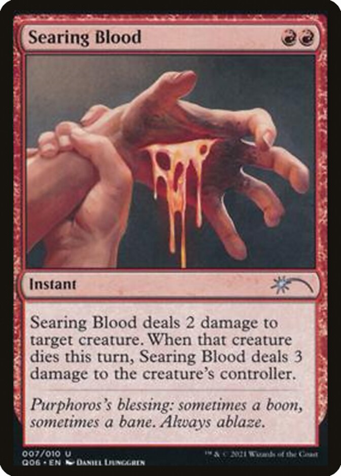 Searing Blood [Pioneer Challenger Decks 2021] | The CG Realm
