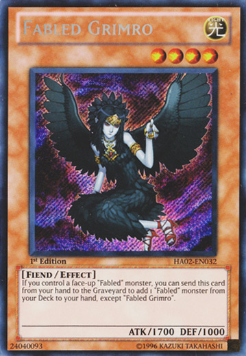 Fabled Grimro [HA02-EN032] Secret Rare | The CG Realm