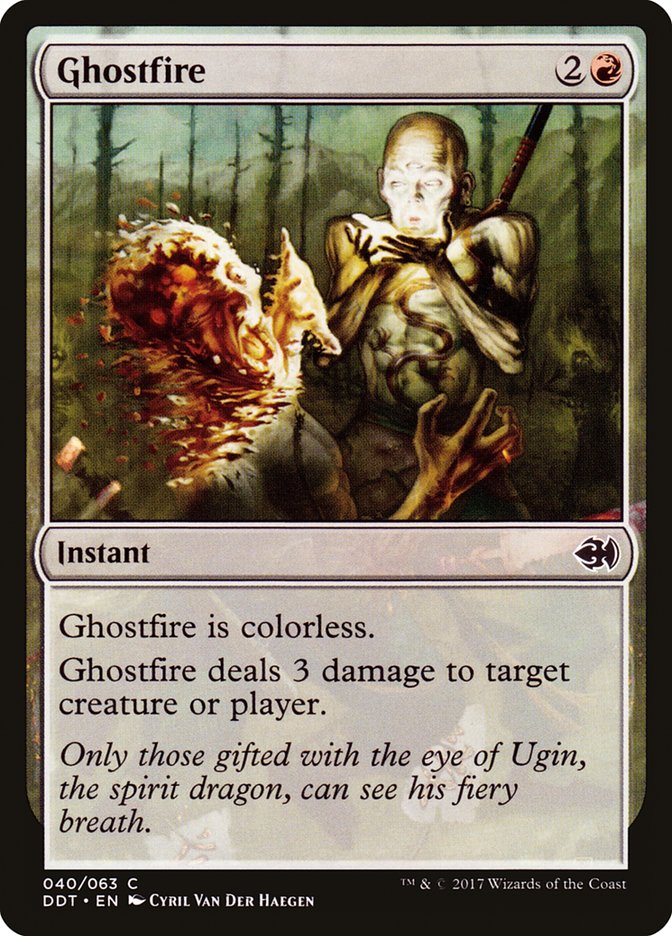 Ghostfire [Duel Decks: Merfolk vs. Goblins] | The CG Realm