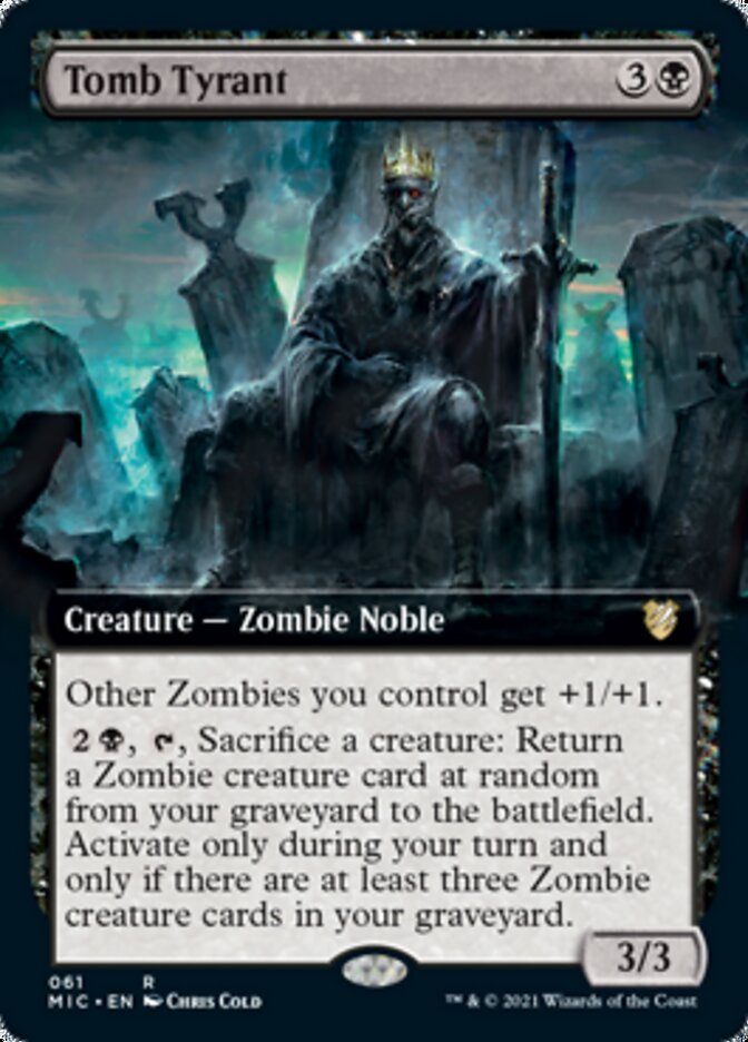 Tomb Tyrant (Extended Art) [Innistrad: Midnight Hunt Commander] | The CG Realm