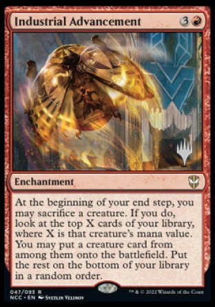 Industrial Advancement (Promo Pack) [Streets of New Capenna Commander Promos] | The CG Realm