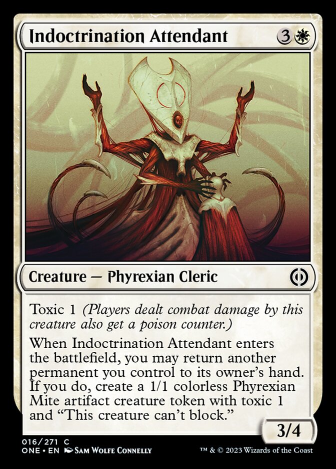 Indoctrination Attendant [Phyrexia: All Will Be One] | The CG Realm