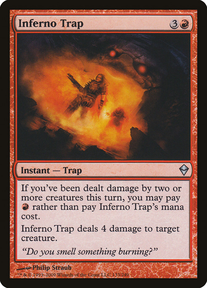 Inferno Trap [Zendikar] | The CG Realm