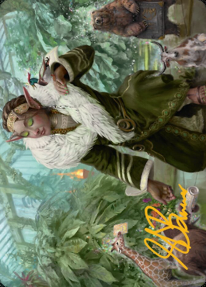 Rumor Gatherer Art Card (Gold-Stamped Signature) [Streets of New Capenna Art Series] | The CG Realm