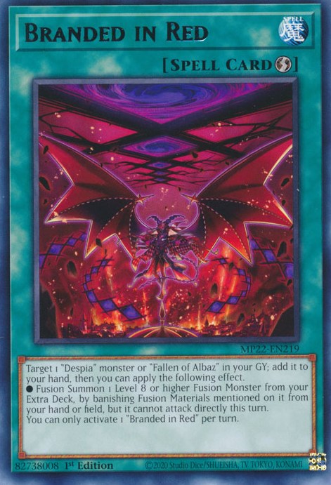 Branded in Red [MP22-EN219] Rare | The CG Realm