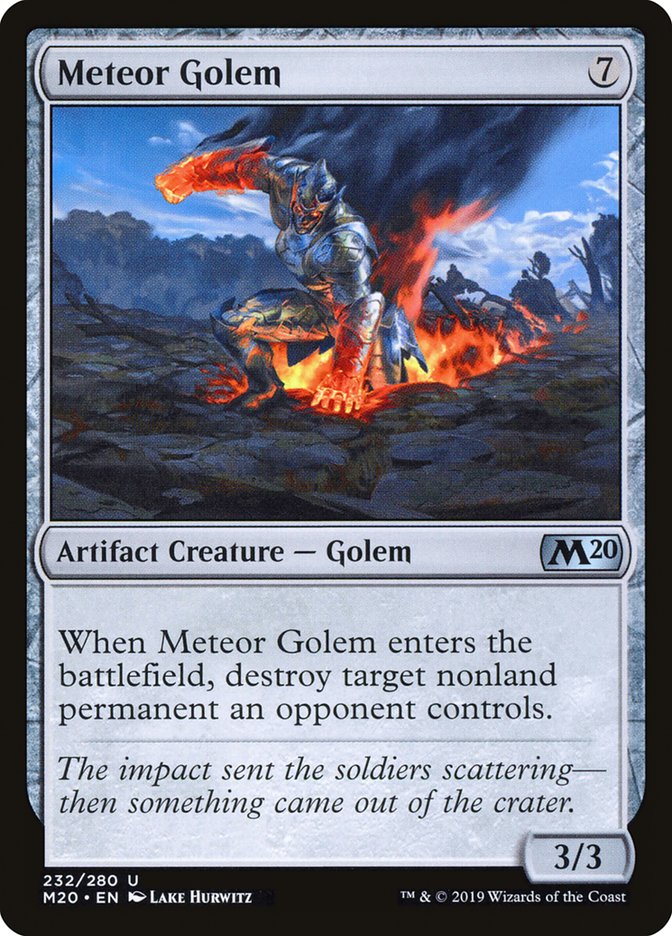 Meteor Golem [Core Set 2020] | The CG Realm