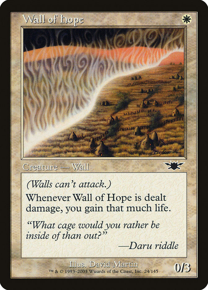 Wall of Hope [Legions] | The CG Realm