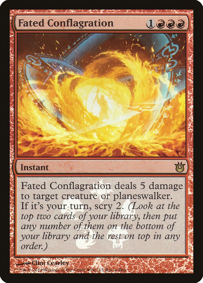 Fated Conflagration (Buy-A-Box) [Born of the Gods Promos] | The CG Realm