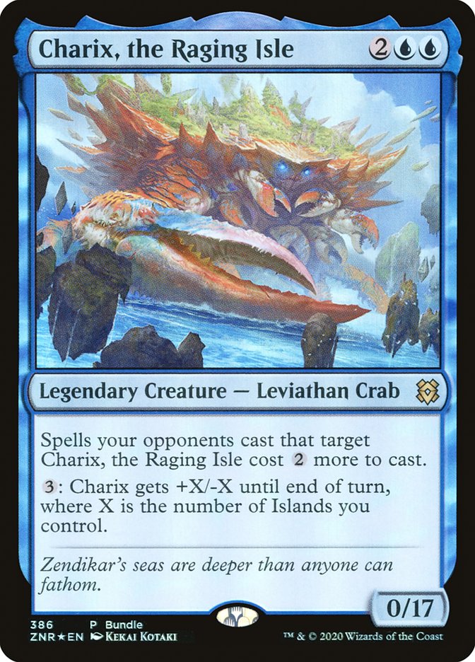 Charix, the Raging Isle (386) [Zendikar Rising Promos] | The CG Realm