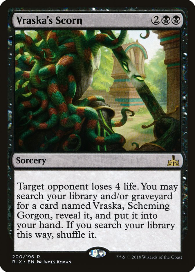 Vraska's Scorn [Rivals of Ixalan] | The CG Realm