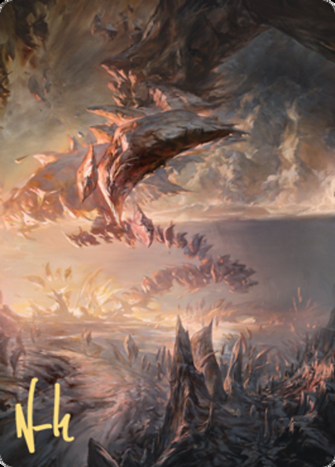 Needleverge Pathway Art Card (Gold-Stamped Signature) [Zendikar Rising Art Series] | The CG Realm