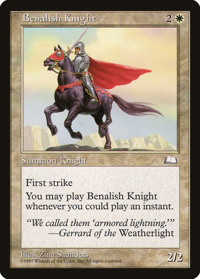 Benalish Knight [Weatherlight] | The CG Realm