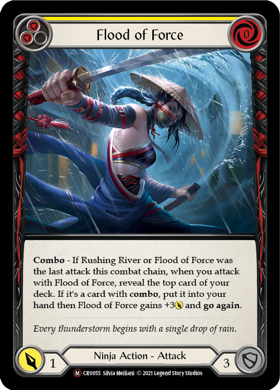 Flood of Force [U-CRU055] (Crucible of War Unlimited)  Unlimited Normal | The CG Realm