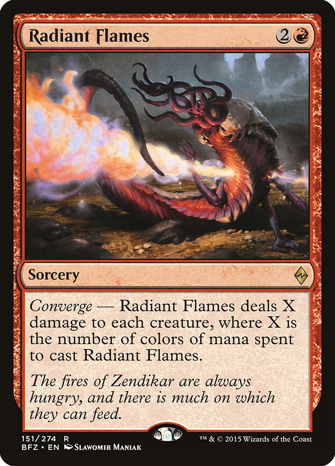 Radiant Flames [Battle for Zendikar] | The CG Realm