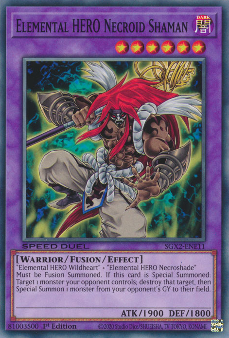 Elemental HERO Necroid Shaman [SGX2-ENE11] Common | The CG Realm