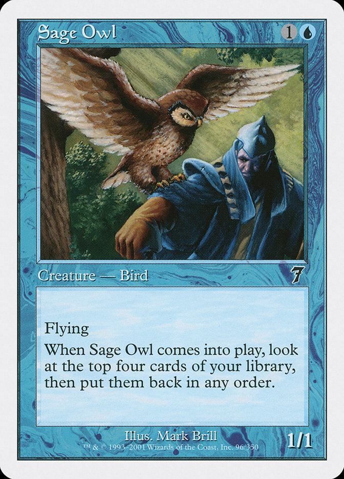 Sage Owl [Seventh Edition] | The CG Realm