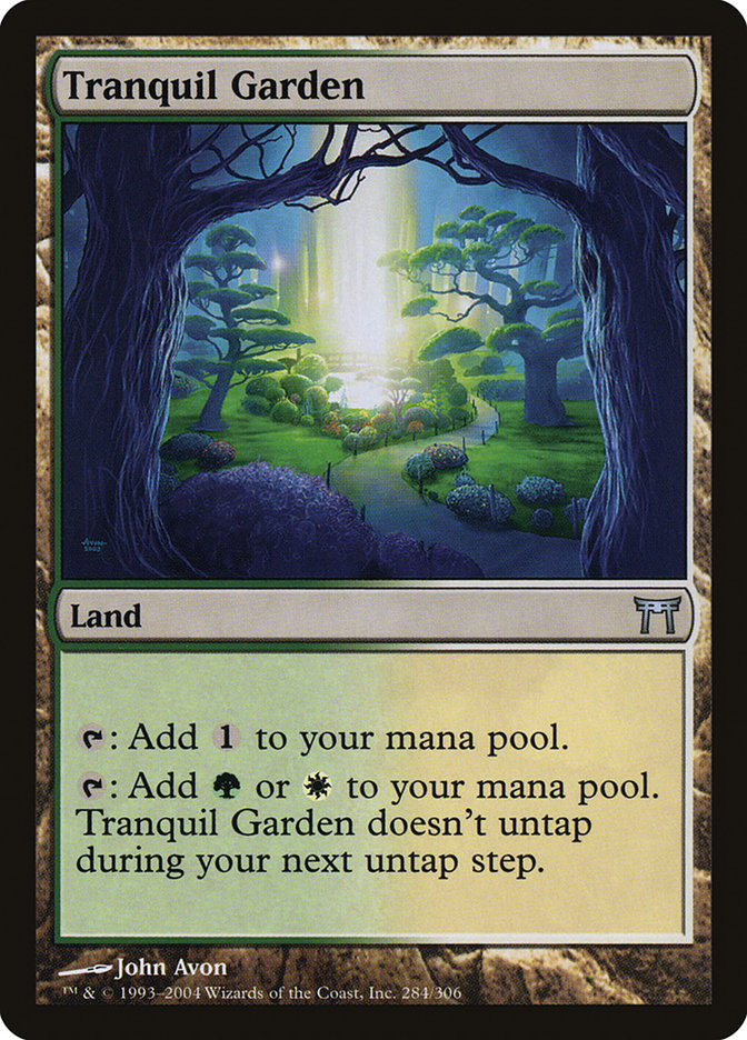 Tranquil Garden [Champions of Kamigawa] | The CG Realm