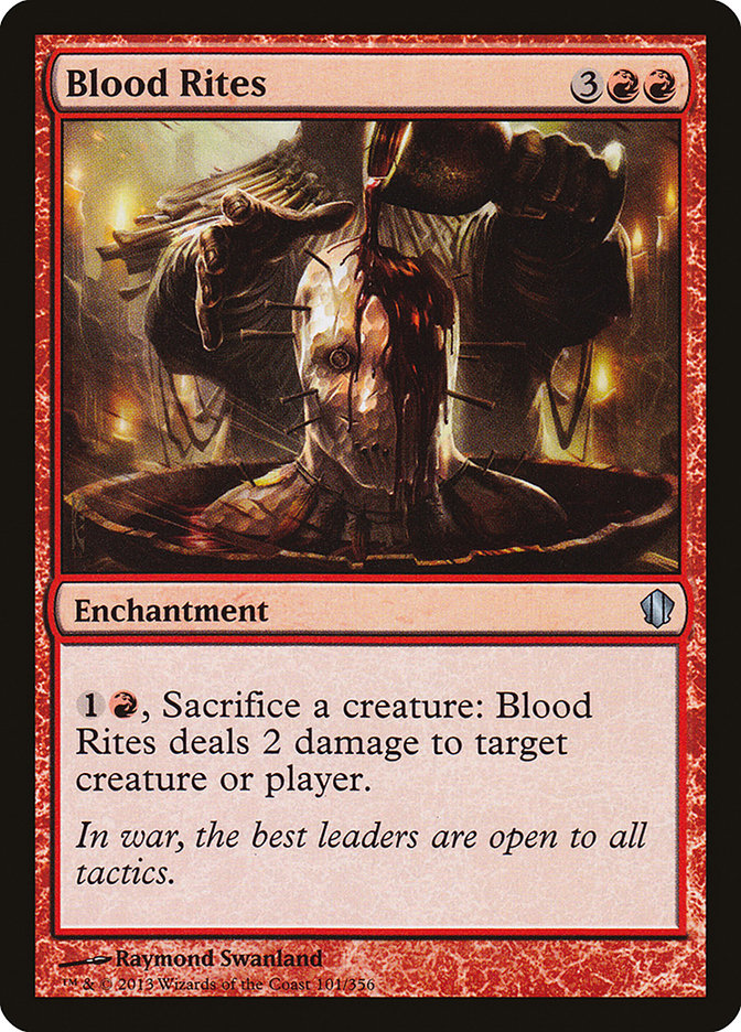 Blood Rites [Commander 2013] | The CG Realm