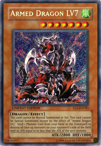 Armed Dragon Lv7 [SD1-ENDE1] Secret Rare | The CG Realm