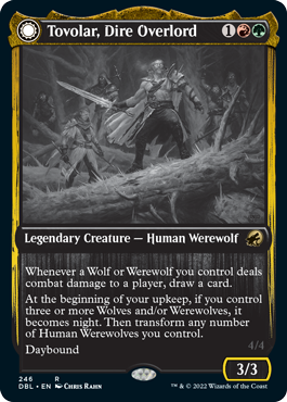 Tovolar, Dire Overlord (DBL-246) - Innistrad: Double Feature: (Double Faced Transform)
