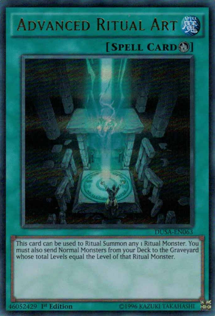 Advanced Ritual Art [DUSA-EN063] Ultra Rare | The CG Realm