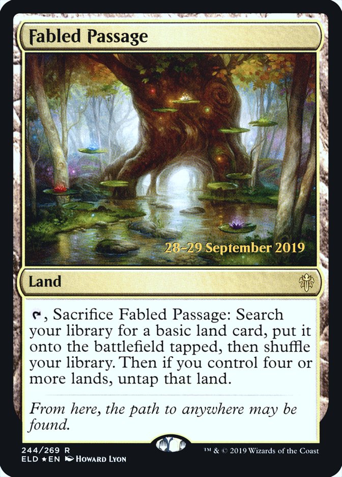 Fabled Passage [Throne of Eldraine Prerelease Promos] | The CG Realm