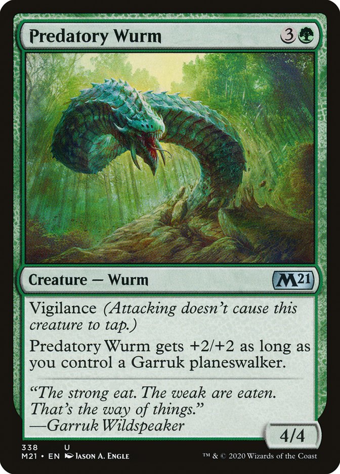 Predatory Wurm [Core Set 2021] | The CG Realm
