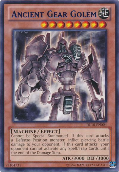 Ancient Gear Golem (Red) [DL18-EN004] Rare | The CG Realm