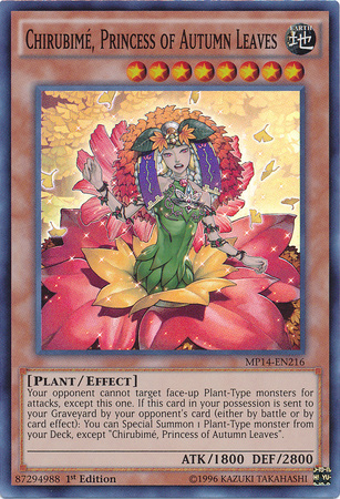 Chirubime, Princess of Autumn Leaves [MP14-EN216] Super Rare | The CG Realm