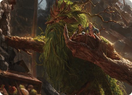 Treebeard, Gracious Host Art Card [The Lord of the Rings: Tales of Middle-earth Art Series] | The CG Realm