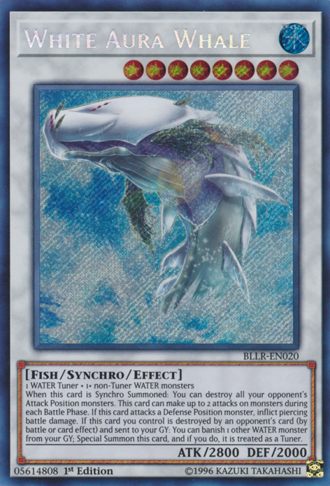White Aura Whale [BLLR-EN020] Secret Rare | The CG Realm