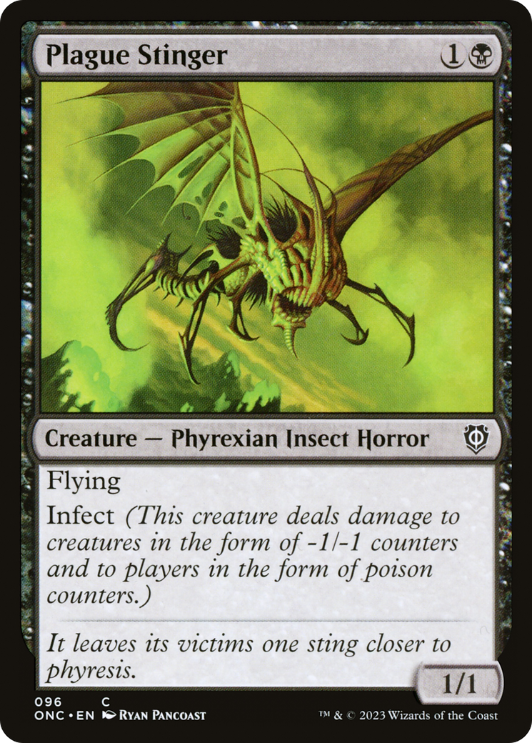 Plague Stinger [Phyrexia: All Will Be One Commander] | The CG Realm