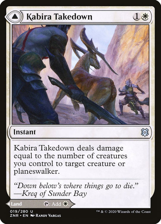 Kabira Takedown (ZNR-019) - Zendikar Rising